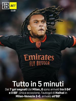 Image post by @dazn_it on Instagram