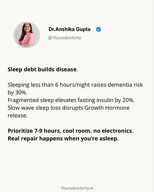 Image post by @doctoranshikagupta on Instagram