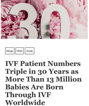 Image post by @ivfbabble on Instagram