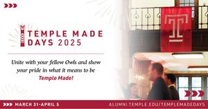 Image post by @TempleAlumni on Twitter/X