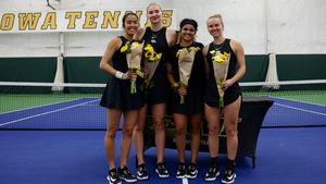 Image post by @iowa_tennis on Twitter
