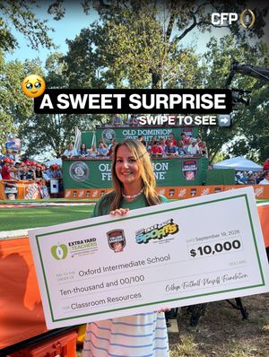 Image post by @cfbplayoff on Instagram