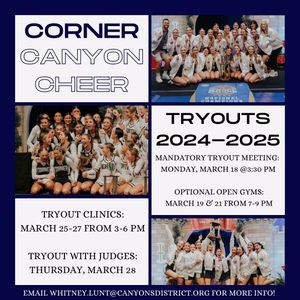 Image post by @corner_canyon_cheer on Instagram