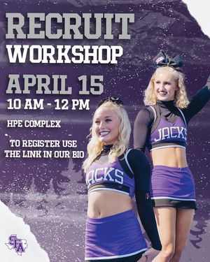 Image post by @sfa_cheer_ on Instagram