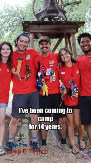 Video post by @CampElTesoro on Facebook