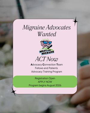 Image post by @milesformigraine on Instagram