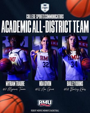 Image post by @RMUAthletics on Facebook