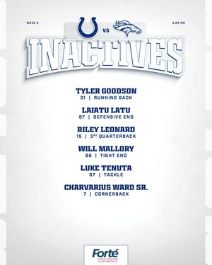 Image post by @Colts on Twitter