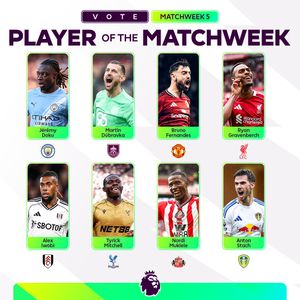 Image post by @premierleague on Twitter
