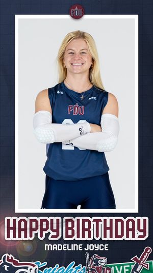 Image post by @FDUKnightsWVB on Twitter