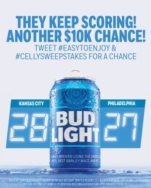 Image post by @budlight on Twitter