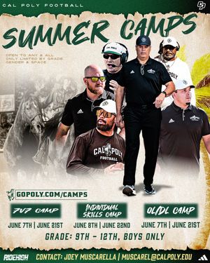 Image post by @calpolyfootball on Twitter