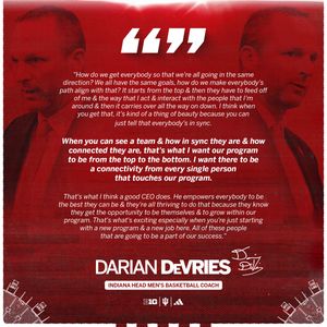 Image post by @IndianaMBB on Twitter