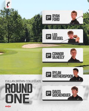 Image post by @GoBearcatsMGOLF on Twitter
