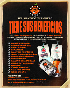 Image post by @clubnaranjeros on Instagram