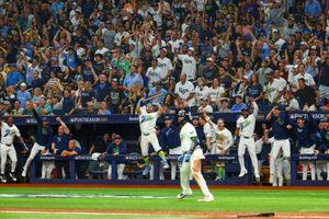 Image post by @RaysBaseball on Twitter/X
