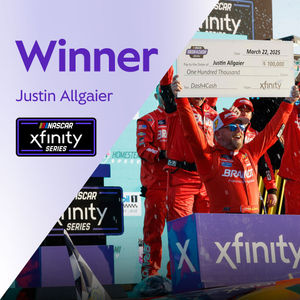 Image post by @xfinityracing on Instagram