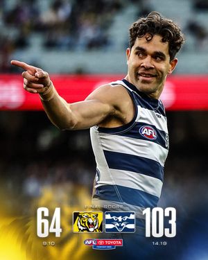 Image post by @AFL on Twitter
