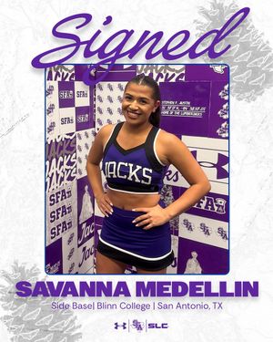 Image post by @sfa_cheer_ on Instagram