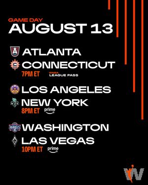 Image post by @wnba on Instagram