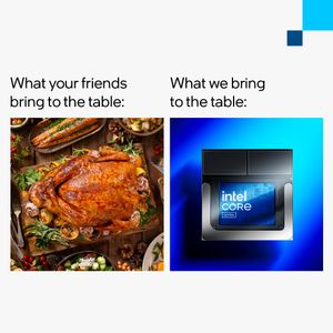 Image post by @intel on Twitter