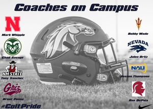 Image post by @CasteelFootball on Twitter