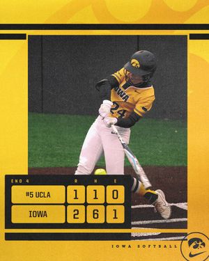 Image post by @iowasoftball on Twitter