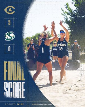 Image post by @ucdavisbeachvb on Instagram