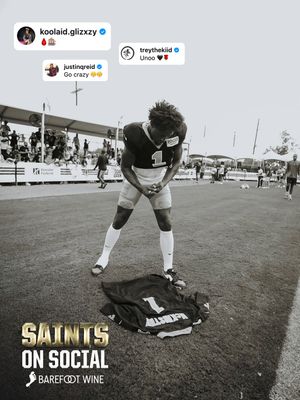 Image post by @saints on Instagram