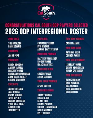 Image post by @calsouthsoccer on Instagram