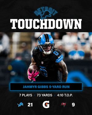 Image post by @Lions on Twitter