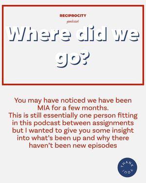 Image post by @reciprocitypodcast on Facebook
