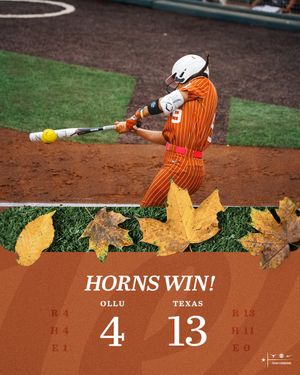 Image post by @TexasSoftball on Twitter