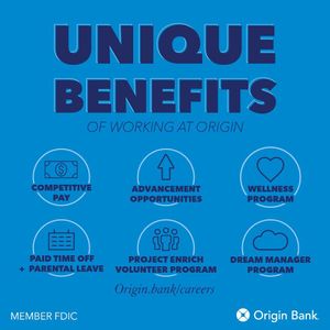 Image post by @originbank on Instagram