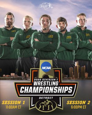 Image post by @NDSUwrestling on Twitter