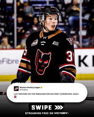 Image post by @westernhockeyleague on Instagram