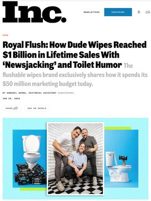 Image post by @dudewipes on Instagram