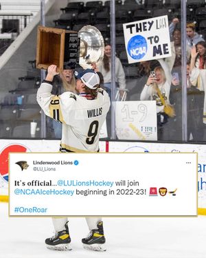 Image post by @everythingcollegehockey on Instagram