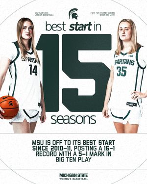 Image post by @msu_athletics on Instagram