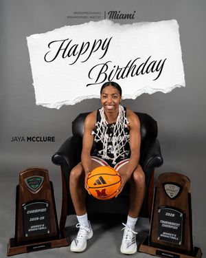 Image post by @miamioh_wbb on Instagram