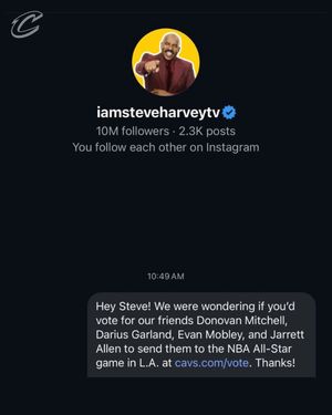 Image post by @cavs on Instagram