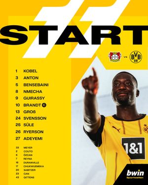 Image post by @BVB on Twitter