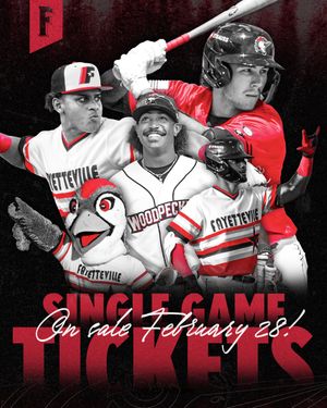 Image post by @fayettevillewoodpeckers on Instagram