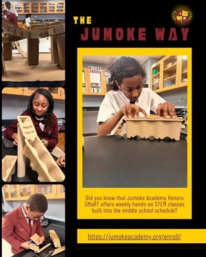 Image post by @jumokeacademy on Facebook
