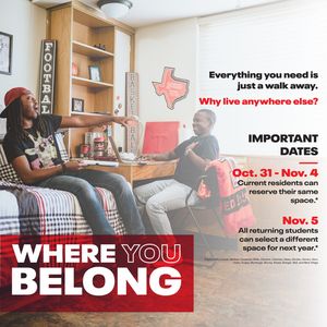 Image post by @ttuhousing on Instagram