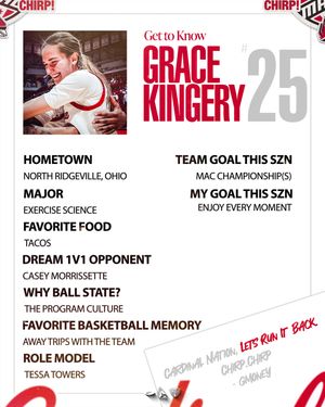 Image post by @ballstatewbb on Instagram