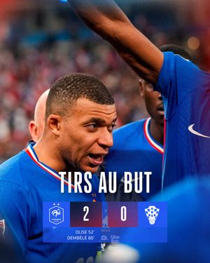 Image post by @equipedefrance on Twitter