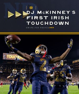 Image post by @ndfootball on Instagram