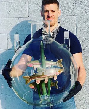 Image post by @coreyhampson_artdealer_glass on Instagram