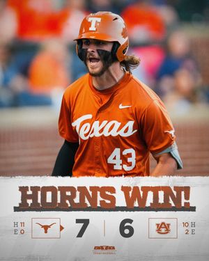 Image post by @TexasBaseball on Twitter